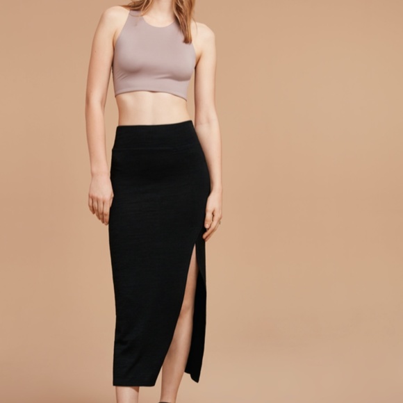 Aritzia Wilfred Free Shields Skirt in Heather Grey - Picture 5 of 5